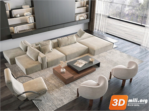 Sofa Minotti Skp Files 